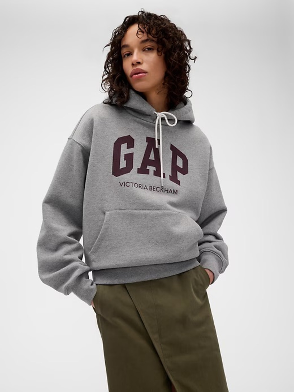 Gap x Victoria Beckham Heather Grey Hoodie (Small) NWT